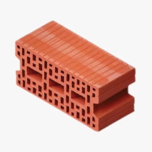 Perforated Loading Bearing Red Bricks Size 40×20×20 cm Weight 13.6 kg | Saudi Ceramics